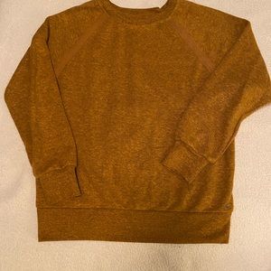 Mustard color. Prana sweatshirt.
